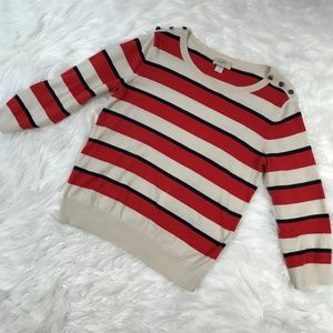 LOFT womens size Medium striped top